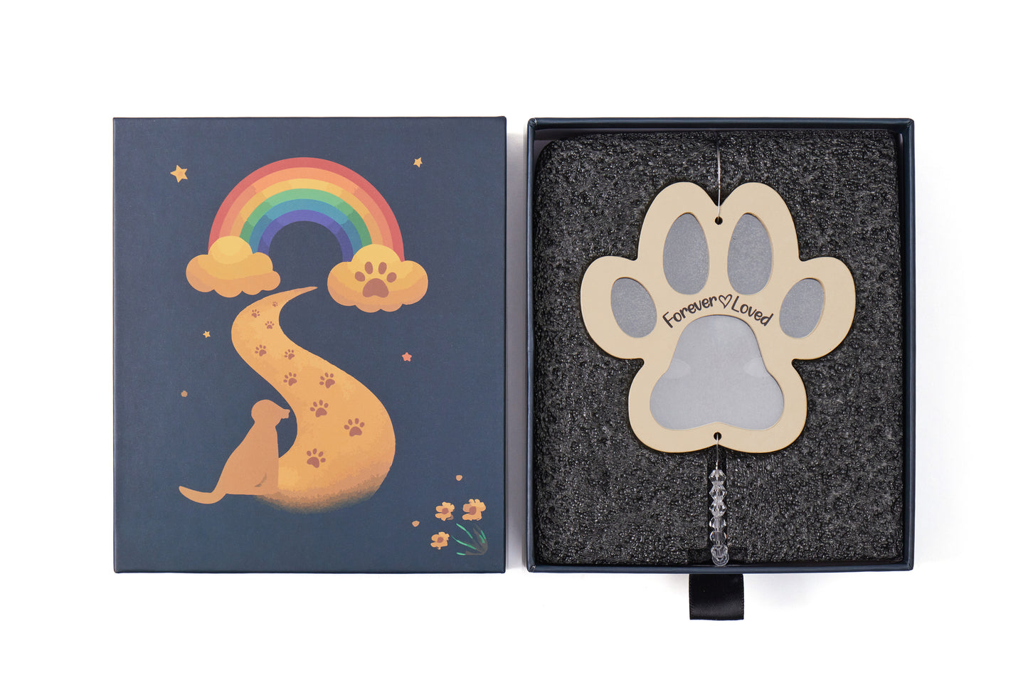 Personalized Pet Memorial Suncatcher Beige