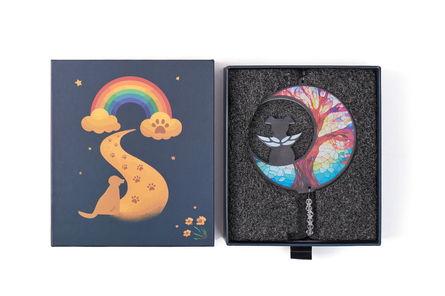 Pet Memorial Suncatcher Moon Shape