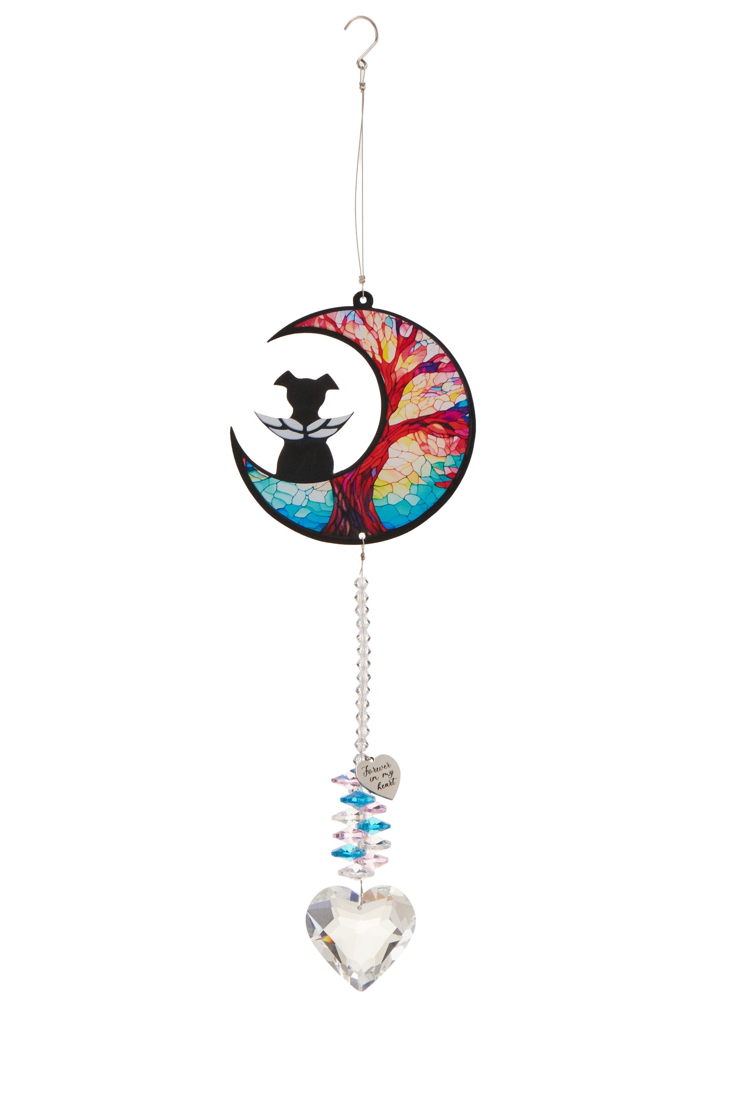 Pet Memorial Suncatcher Moon Shape